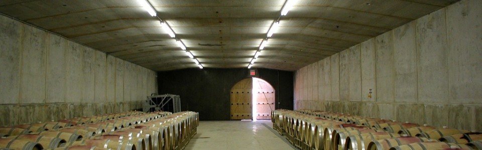underground wine storage facility uses a Hy-Span precast system
