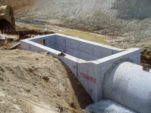 concrete storm drain pipe