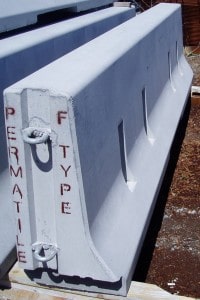 concrete traffic barriers