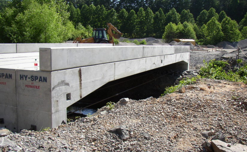 Boxley Materials Bridge Uses the Hy-Span Bridge System