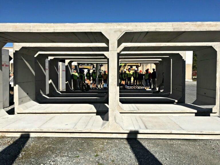 Virginia Tech Architectural Students Tour Permatile Facility